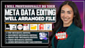 do metadata editing, bulk data fixing, video and audio data extraction