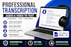 accurately transcribe audio and video to text