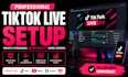 setup tiktok live streaming with obs studio for smooth HD streaming