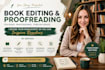 developmental edit, proofreading, copy line editing, fiction novel, proofread