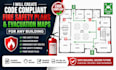 create code compliant fire safety plans and evacuation plan for any building
