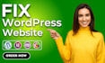 do wordpress bug fix, fix wordpress issues, woocommerce fix, elementor pro