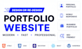 design a website landing page and html portfolio website