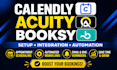 setup calendly booksy acuity automation appointment booking system website