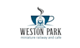 design existing miniature railway and cafe logo