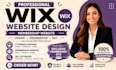 build wix website design, setup wix membership website, wix website redesign