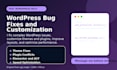 wordpress bugs errors and customize your website