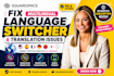 fix squarespace language switcher and translation issues