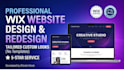 design or redesign a professional wix website