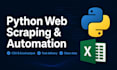scrape any website and automate tasks with python and selenium