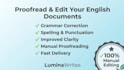 proofread and edit your english documents