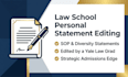 edit law school personal statement and statement of purpose admissions sop