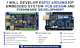 develop esp32 arduino iot embedded system pcb design and firmware development