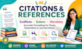 add and format citations and references in endnote, zotero, or mendeley