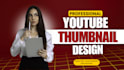design professional youtube thumbnails with high CTR