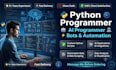 be python programmer, ai programmer, bots and automation