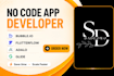 build a custom nocode web app in bubble adalo flutterflow