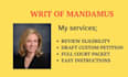draft writ of mandamus for uscis delay immigration cases