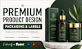design packaging, label and box design