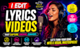 create cinematic ai music video, live action, lip sync and audio reactive