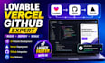 build and deploy lovable and manus apps with vercel and github