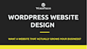 design and develop a wordpress website