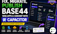 fix base 44 app, migrate base44 project, publish web app capacitor