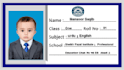 design urdu and english school id card and certificate