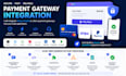 integrate stripe, paypal or any payment gateway