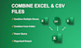 combine multiple excel and CSV files into a master file