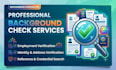 background check and osint research for you