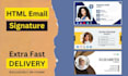 create a clickable HTML email signature