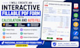 create an interactive fillable PDF form with calculation and auto fill online