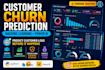 build a customer churn prediction model using machine learning and power