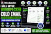 setup woodpecker cold email outreach campaign lead generation