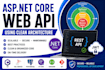 asp dot net core web API using clean architecture