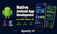 develop a professional native android app using java or kotlin