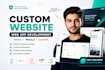 build custom website, web app development, react nextjs laravel