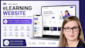 build elearning website, online course website, kids language website, lms setup
