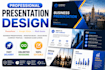 redesign powerpoint presentation into a premium presentation