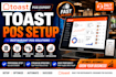 set up and optimize toast pos