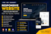convert figma, PSD, xd, PDF, image to responsive HTML CSS javascript website