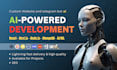do ai website development as full stack web developer