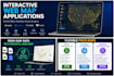 develop a custom gis web application with leaflet mapbox or arcgis