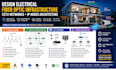 design electrical fiber optic infrastructure cctv networks IP nodes architecture