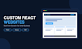 develop a custom web app with react and net