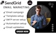setup sendgrid email automation sendgrid API integration sendgrid SMTP