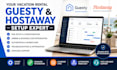 set up guesty and hostaway for vacation rentals