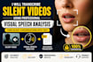 transcribe silent videos using professional visual speech analysis