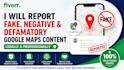 reporting fake google maps content for removal